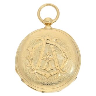 French gold "Seconde Morte" Lepine pocket watch Circa 1850