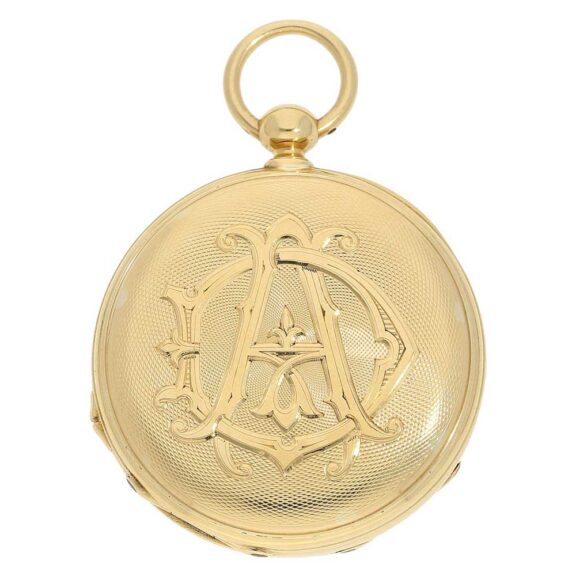 French gold "Seconde Morte" Lepine pocket watch Circa 1850 French gold "Seconde Morte" Lepine pocket watch Circa 1850
