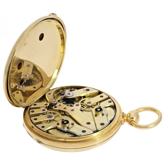 French gold "Seconde Morte" Lepine pocket watch Circa 1850 French gold "Seconde Morte" Lepine pocket watch Circa 1850
