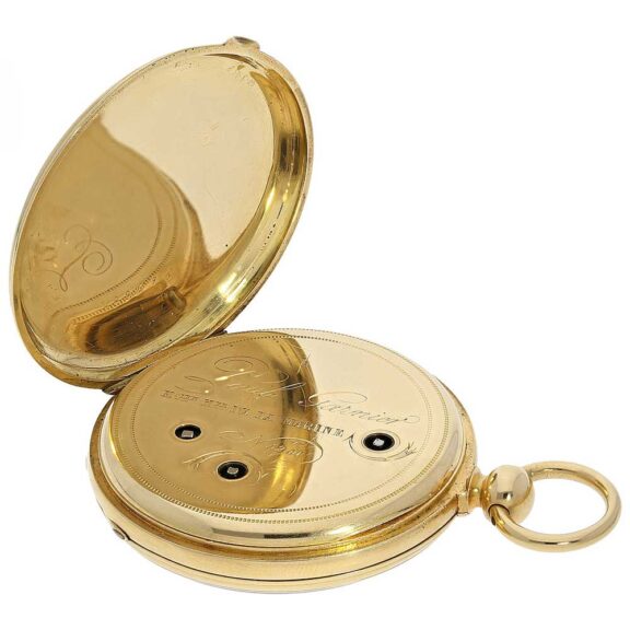 French gold "Seconde Morte" Lepine pocket watch Circa 1850 French gold "Seconde Morte" Lepine pocket watch Circa 1850
