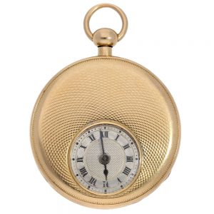 French gold repeater with a decentralized dial Circa 1820