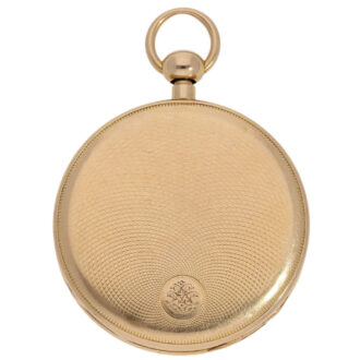 French gold repeater with a decentralized dial Circa 1820 French gold repeater with a decentralized dial Circa 1820