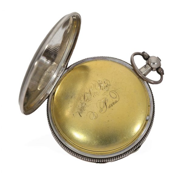 French silver complicated watch with repetition and self strike Circa 1790 French silver complicated watch with repetition and self strike Circa 1790