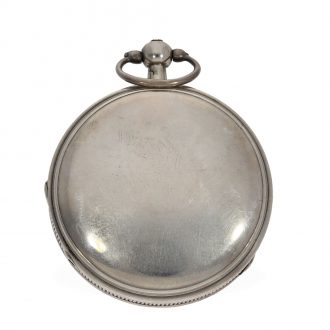 French silver complicated watch with repetition and self strike Circa 1790