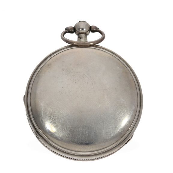 French silver complicated watch with repetition and self strike Circa 1790 French silver complicated watch with repetition and self strike Circa 1790