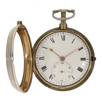 English silver precision pocket watch with duplex escapement Circa 1808