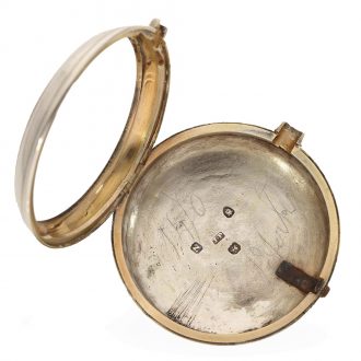 English silver precision pocket watch with duplex escapement Circa 1808