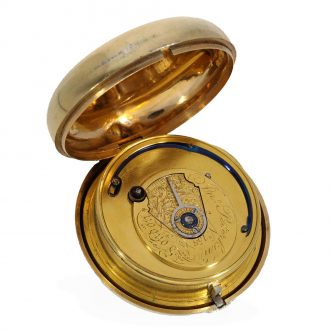 English silver precision pocket watch with duplex escapement Circa 1808