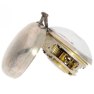 English watch with very rare movement decoration Circa 1700