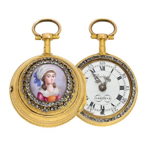 Swiss exquisite, early double case verge watch Circa 1770