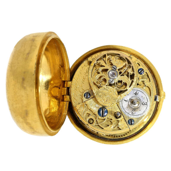 Swiss exquisite, early double case verge watch Circa 1770 Swiss exquisite, early double case verge watch Circa 1770