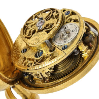 Swiss exquisite, early double case verge watch Circa 1770
