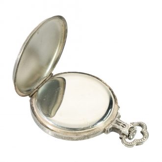 French silver pocket watch for Catholic priests Circa 1880