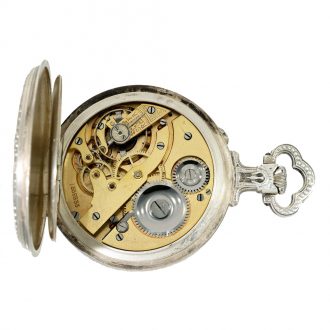 French silver pocket watch for Catholic priests Circa 1880