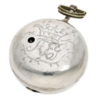 English champlevé repoussé pair cased verge watch Circa 1778 English champlevé repoussé pair cased verge watch Circa 1778