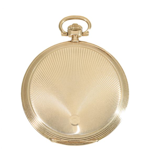 Swiss 14 carat gold large hunter cased pocket watch Circa 1910 Swiss 14 carat gold large hunter cased pocket watch Circa 1910