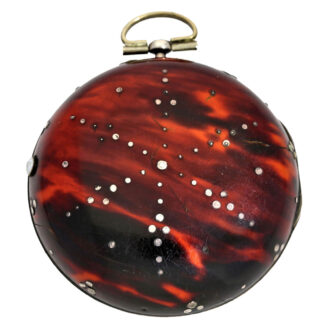 English Silver and tortoiseshell, verge pocket watch Circa 1775