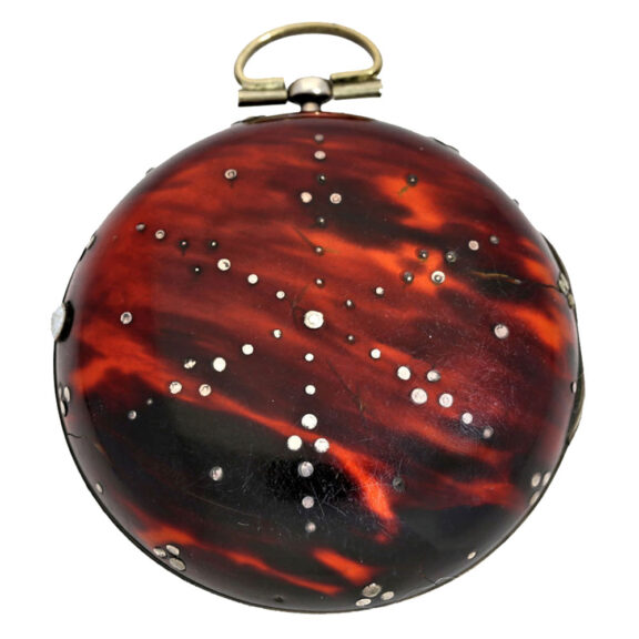 English Silver and tortoiseshell, verge pocket watch Circa 1775 English Silver and tortoiseshell, verge pocket watch Circa 1775