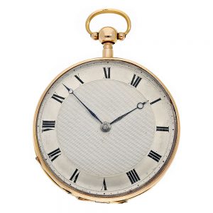 French big quarter repeating cylinder watch Circa 1815