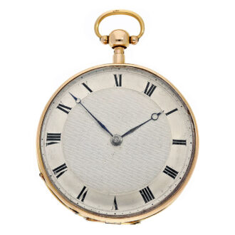 French big quarter repeating cylinder watch Circa 1815