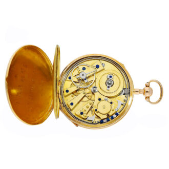 French big quarter repeating cylinder watch Circa 1815