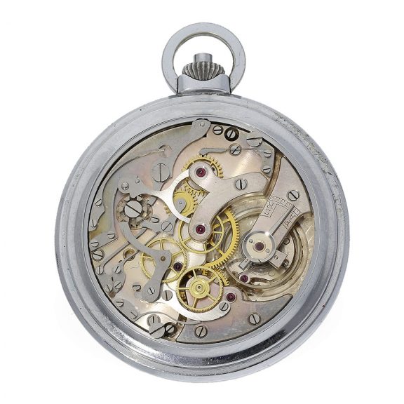 Swiss Art deco chronograph with two tone dial Circa 1935 Swiss Art deco chronograph with two tone dial Circa 1935