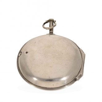 English silver tortoise shell watch with four cases Circa 1776