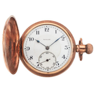 Swiss gilt hunting cased Swiss gilt hunting cased keyless lever watch Circa 1920