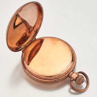 Swiss gold plated hunting cased lever watch Circa 1920
