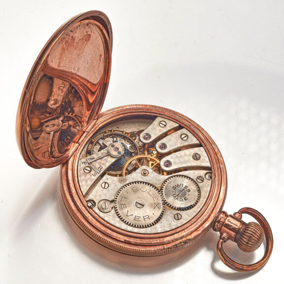 Swiss gold plated hunting cased lever watch Circa 1920 Swiss gold plated hunting cased lever watch Circa 1920