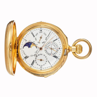 Swiss perpetual calendar with moon phases Circa 1869-1872
