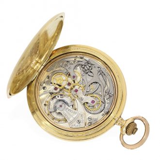 Swiss extremely fine 18 Carat gold doctor's chronograph Circa 1910