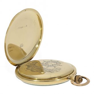 Swiss extremely fine 18 Carat gold doctor's chronograph Circa 1910