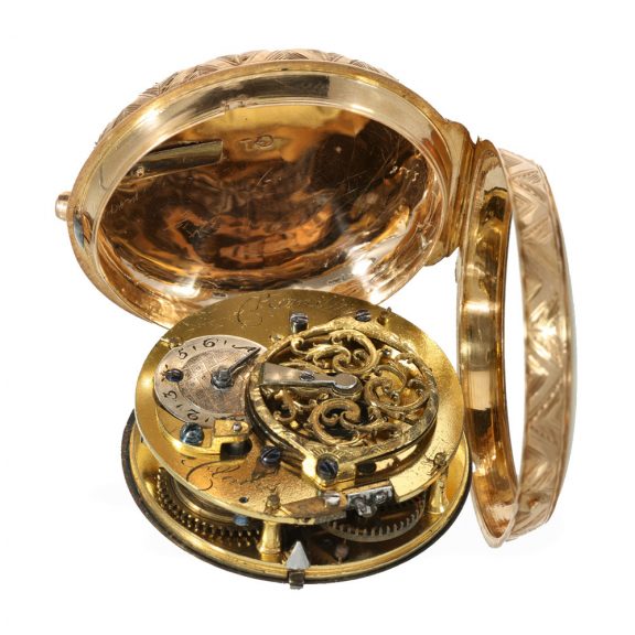 French fine 18 Carat gold verge watch Circa 1780 French fine 18 Carat gold verge watch Circa 1780