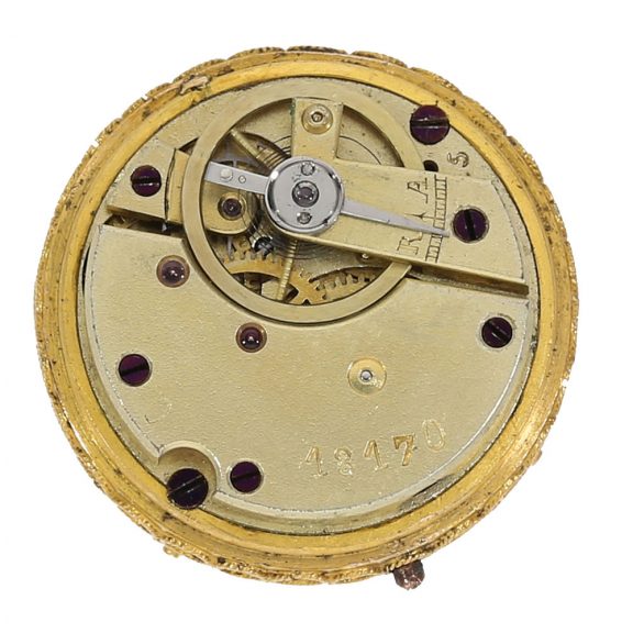 Swiss 18 carat gold rare quality Boule de Genève Circa 1860 Swiss 18 carat gold rare quality Boule de Genève Circa 1860