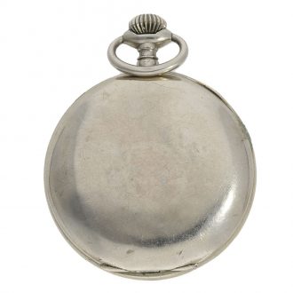 Swiss nickel pocket watch ‘Mobilis’ tourbillon Circa 1910