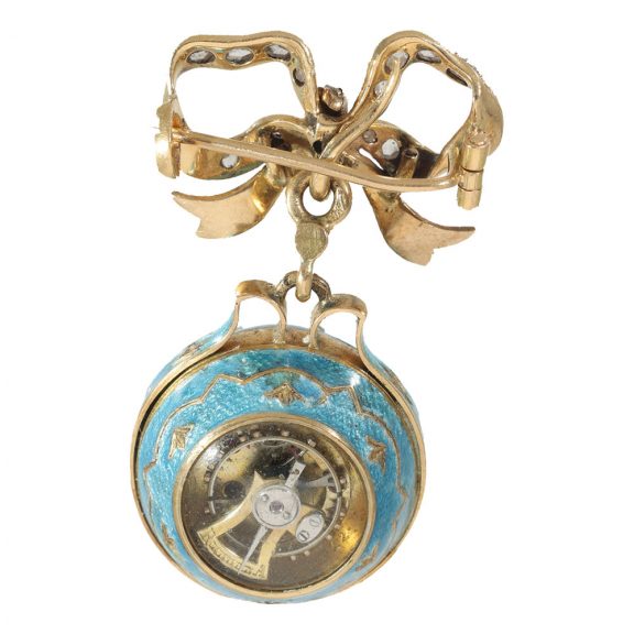 Swiss gold and enamel form watch ‘Boule de Geneve’ Circa 1900 Swiss gold and enamel form watch ‘Boule de Geneve’ Circa 1900