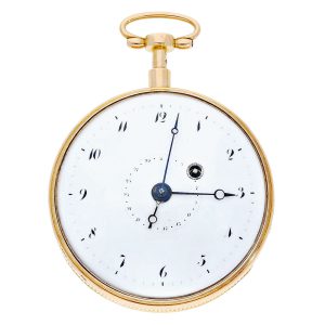 French quarter repeating verge watch with date Circa 1810