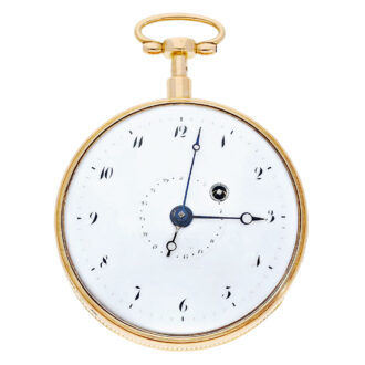 French quarter repeating verge watch with date Circa 1810