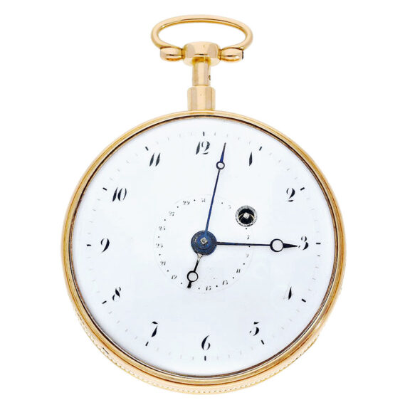 French quarter repeating verge watch with date Circa 1810
