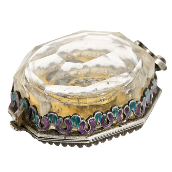 Austria octagonal rockcrystal pendant watch Circa 1820 Austria octagonal rockcrystal pendant watch Circa 1820