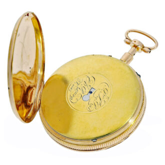 French quarter repeating verge watch with date Circa 1810