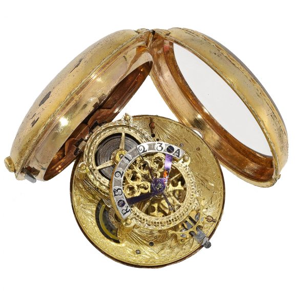 Very rare movement pocket watch with 'slow beat balance' Circa 1760 Very rare movement pocket watch with 'slow beat balance' Circa 1760