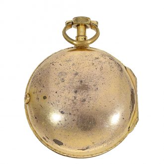 Very rare movement pocket watch with 'slow beat balance' Circa 1760