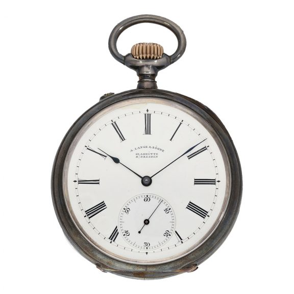 German silver precision pocket watch with lever escapement Circa 1902