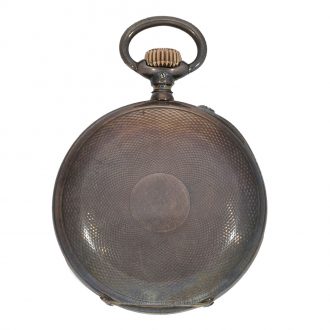 German silver precision pocket watch with lever escapement Circa 1902
