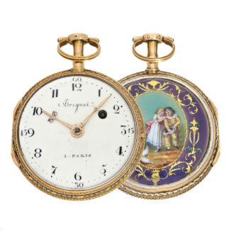 French fine gold, enamel verge pocket watch Circa 1780 French fine gold, enamel verge pocket watch Circa 1780