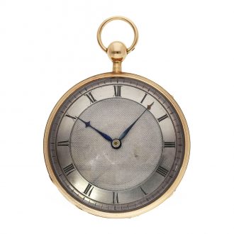 18 Carat pocket watch with ruby cylinder and repetition Circa 1810