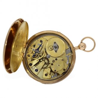 18 Carat pocket watch with ruby cylinder and repetition Circa 1810