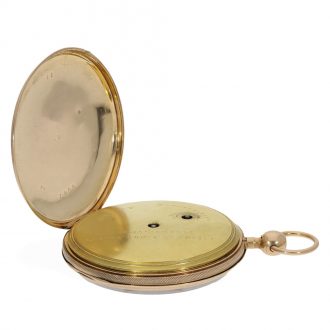 18 Carat pocket watch with ruby cylinder and repetition Circa 1810
